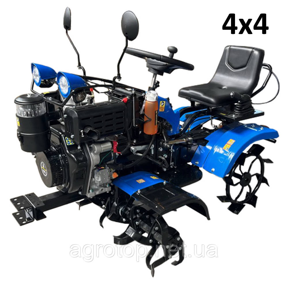 НОВИНКА Трактор KENTAVR 10D кентавр10D (Дизель 10к.с., КПП (3+1), колеса 4.0х8/5,0х12, фото 1