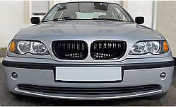Ніздрі M-Look DPT (2001-2005, чорний глянець) для BMW 3 серія E-46 рр