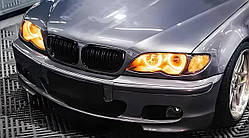 Ніздрі M-Look DPT (для Coupe 2003-2006, чорний глянець) для BMW 3 серія E-46 рр