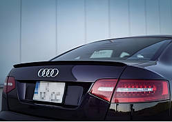Спойлер DPT (чорний глянець) для Ауди A6 C6 2004-2011 рр