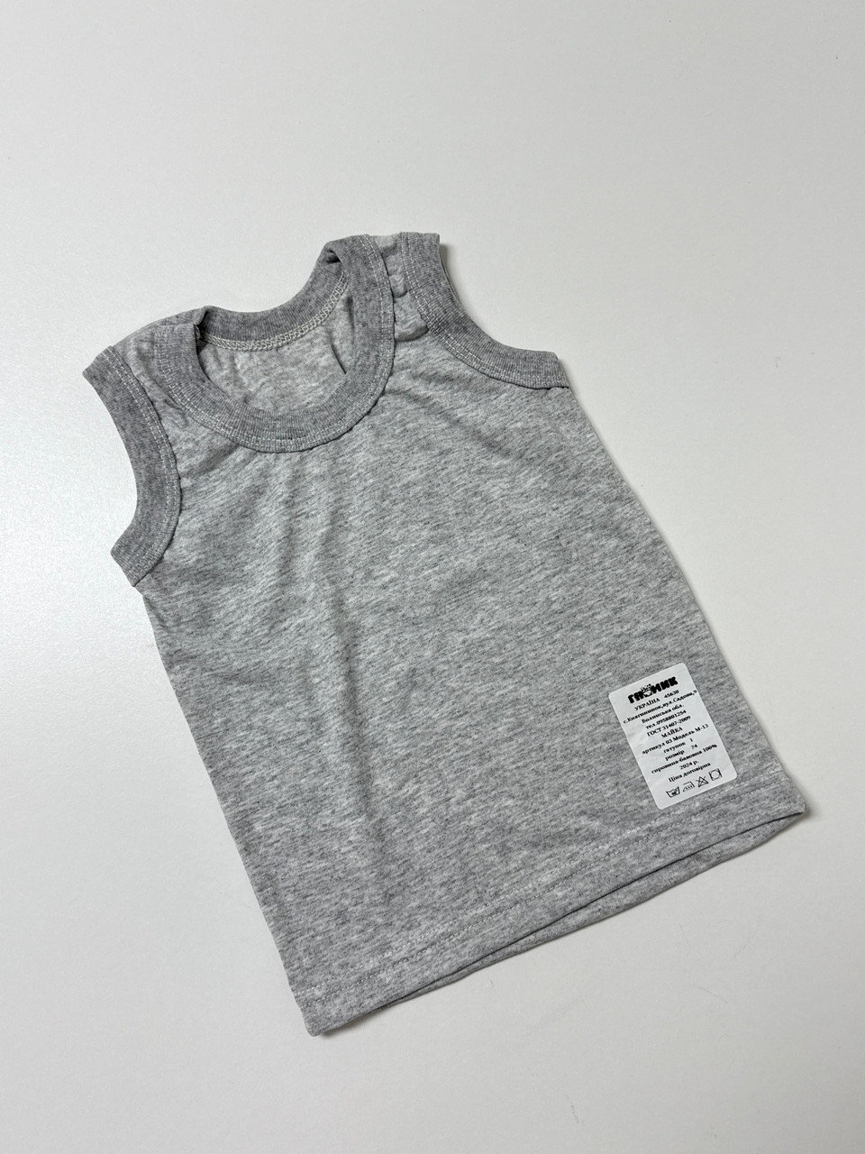 Майка в тканині кулір, 74 розмір, фото 1