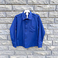 Сорочка Messy для хлопчика т. синя довгий рукав, 266105