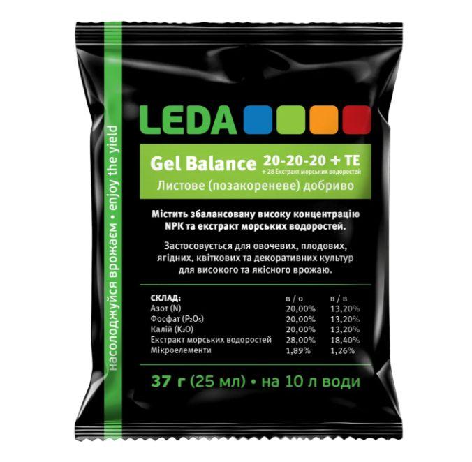 Добриво Leda Gel Balance 20-20-20 37г (25мл)