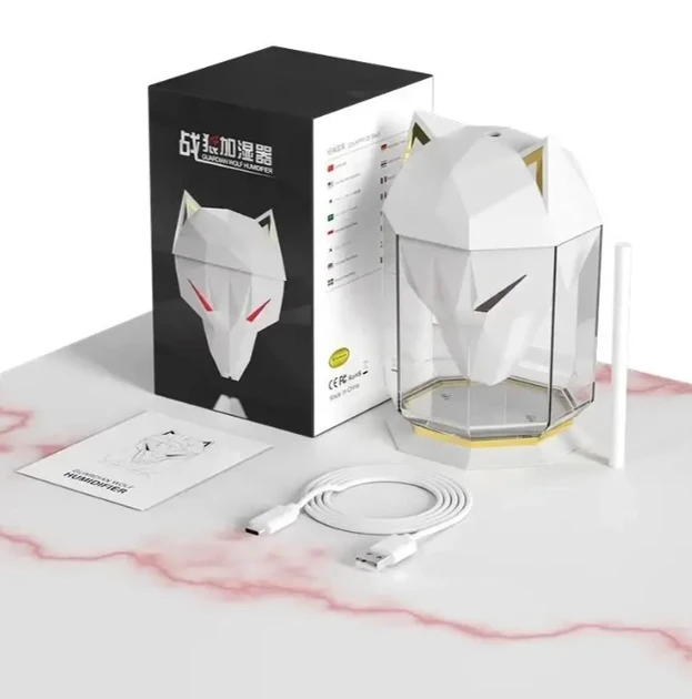 Зволожувач повітря "Бойовий вовк" чорний колір, фото 1