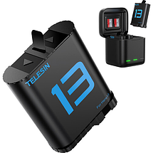 Акумулятор для GoPro 13 Telesin 1900 mAh (S0-BTR-06-TGP), фото 5