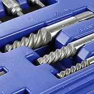 Набір екстракторів для викручування зламаних болтів і гайок 49 од. MAR-POL M58663, фото 5