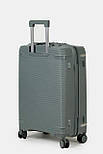 Середня пластикова валіза Tourist 607-2-DRGN зелена, фото 5