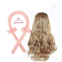 Шовкова стрічка бігуді для укладки волосся без тепла для створення локонів і м'яких хвиль.