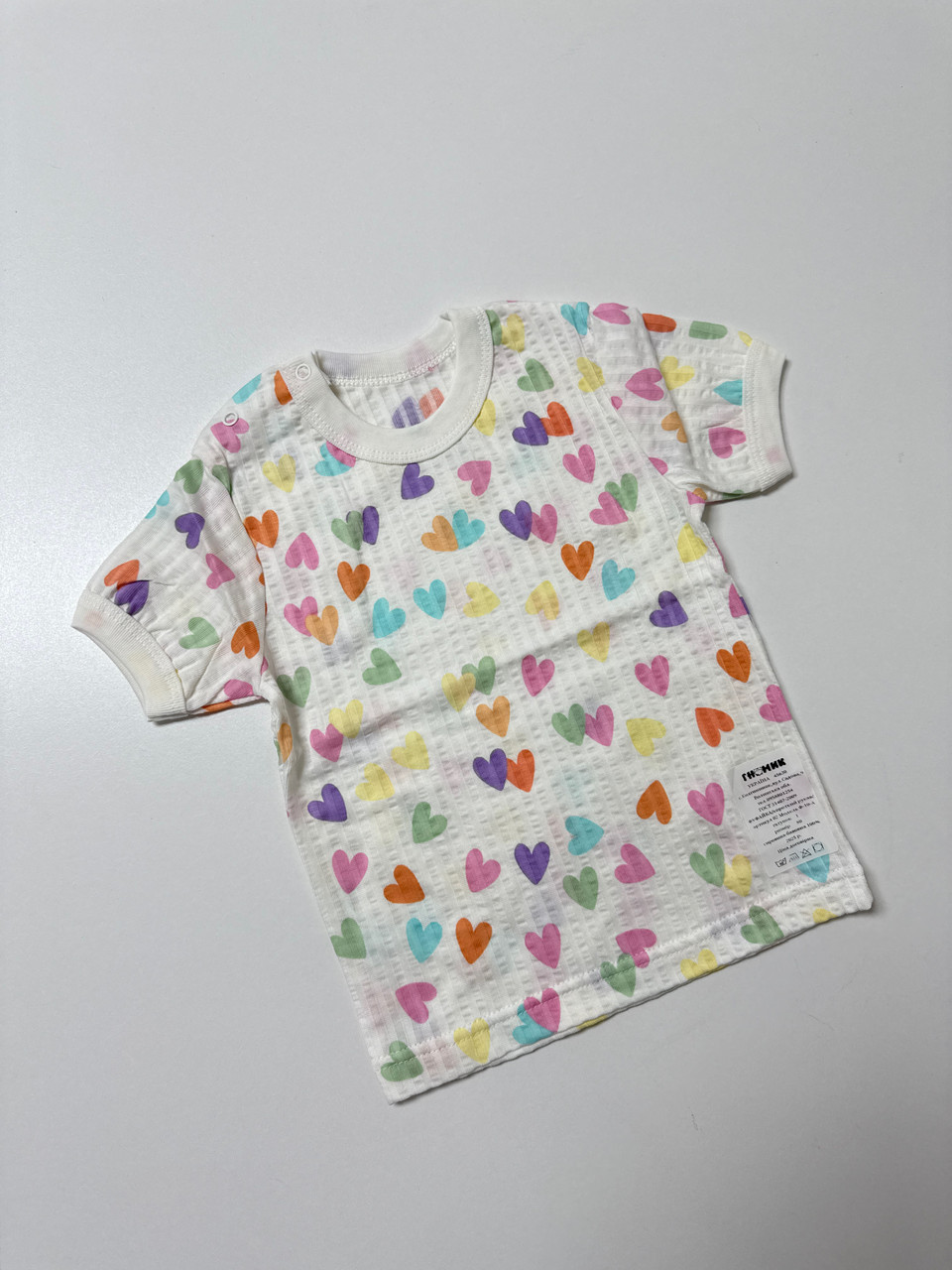 Футболка в тканині кулір, 80 розмір, фото 1