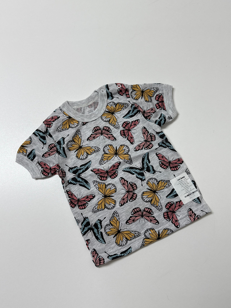 Футболка в тканині кулір, 80 розмір, фото 1