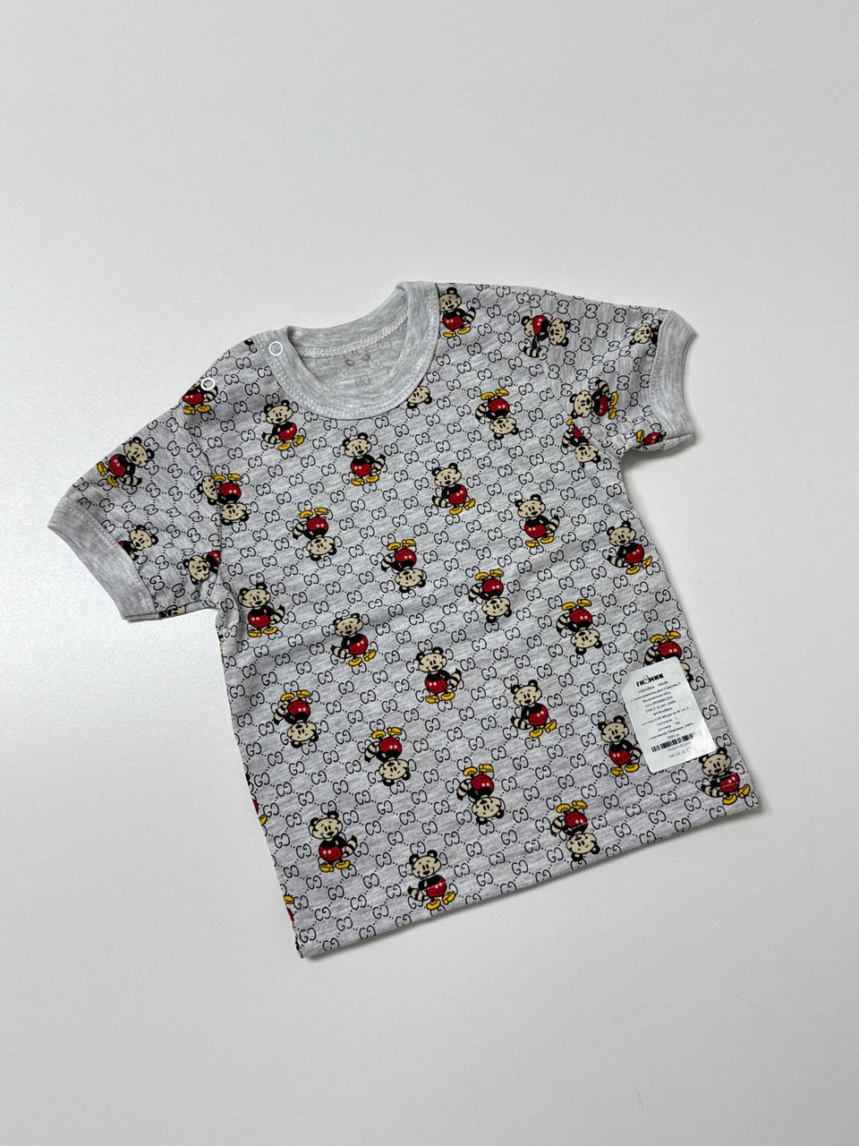 Футболка в тканині кулір, 80 розмір, фото 1