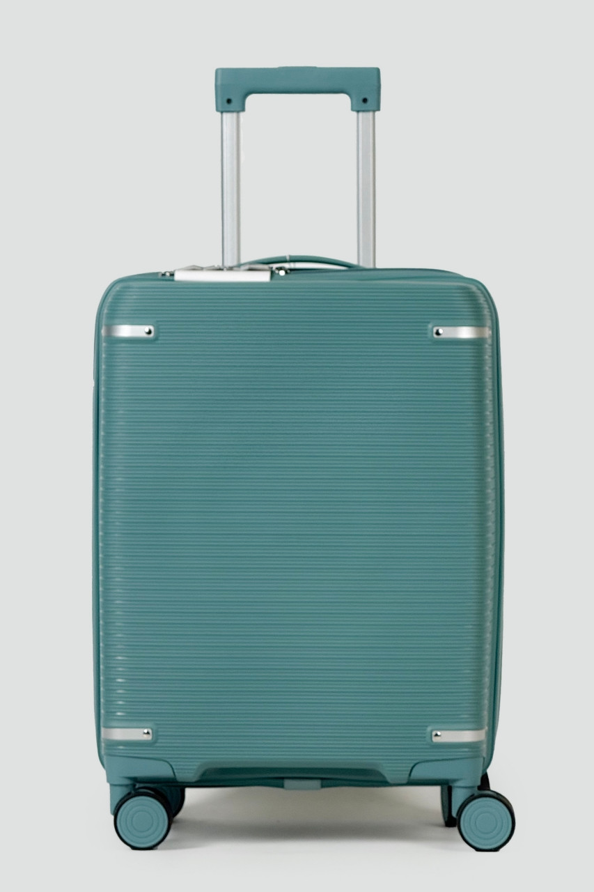 Середня пластикова валіза Tourist 607-2-GRN зелена, фото 1