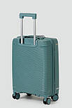 Середня пластикова валіза Tourist 607-2-GRN зелена, фото 2