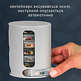 Органайзер для таблеток, контейнер для таблеток, аптечка органайзер для ліків Hechpro (74PIL), фото 6
