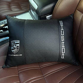 Подушка під спину в автомобіль з логотипом Porsche
