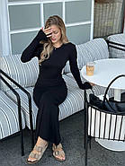 Жіноча сукня з віскози XS-M чорний, фото 5