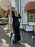 Жіноча сукня з віскози XS-M чорний, фото 2