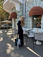 Жіноча сукня з віскози XS-M чорний, фото 6