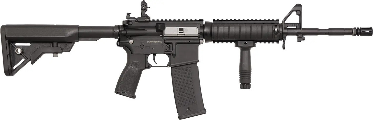 Страйкбольна гвинтівка Evolution Recon SOPMOD 14.5" Carbontech AEG 6 мм cashmir black (SL-1004)