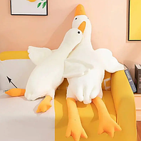 М'яка іграшка Гусак для дітей та дорослих, затишний аксесуар для обіймів і сну