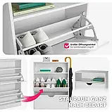 Шафа для 12 пар взуття Calea (білий колір), фото 10