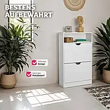 Шафа для 12 пар взуття Calea (білий колір), фото 4