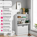 Шафа для 12 пар взуття Calea (білий колір), фото 9