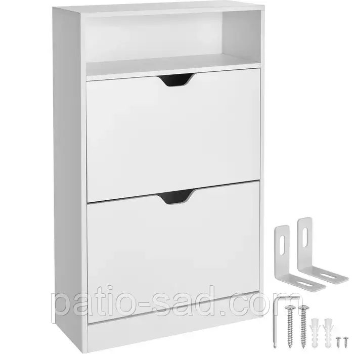 Шафа для 12 пар взуття Calea (білий колір), фото 1