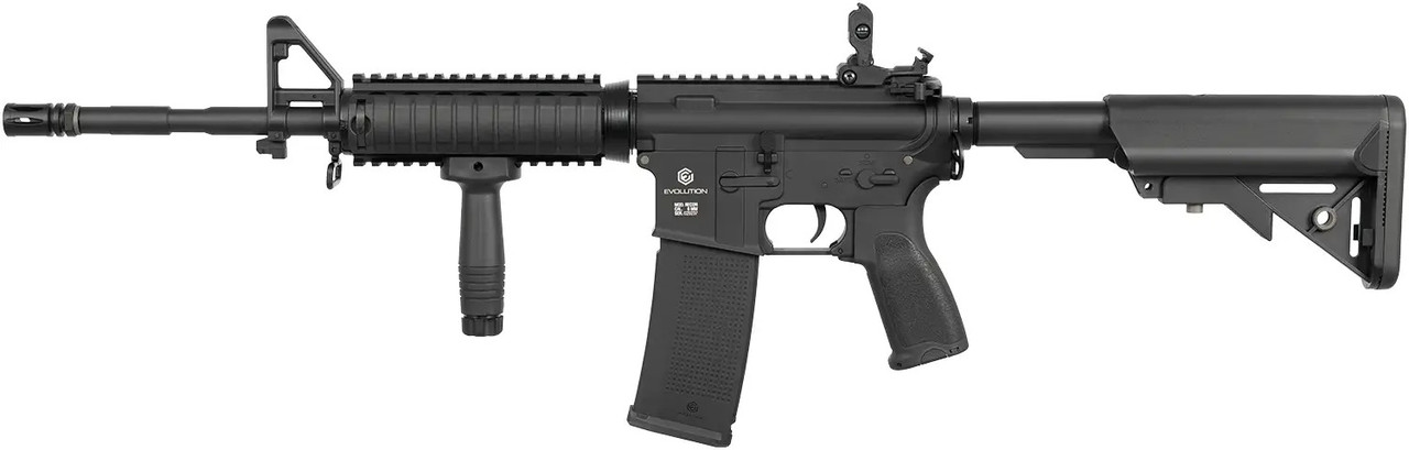 Страйкбольна гвинтівка Evolution Recon SOPMOD 14.5" AEG 6 мм cashmir black (FM-5000)