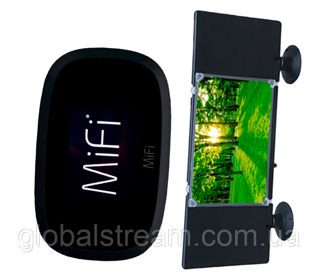 Авто Комплект 4G+LTE WiFi Роутер Verizon MiFi 8000L (8800) Cat 18 до 1.2 Гб/с з антеною MIMO 2×12dbi