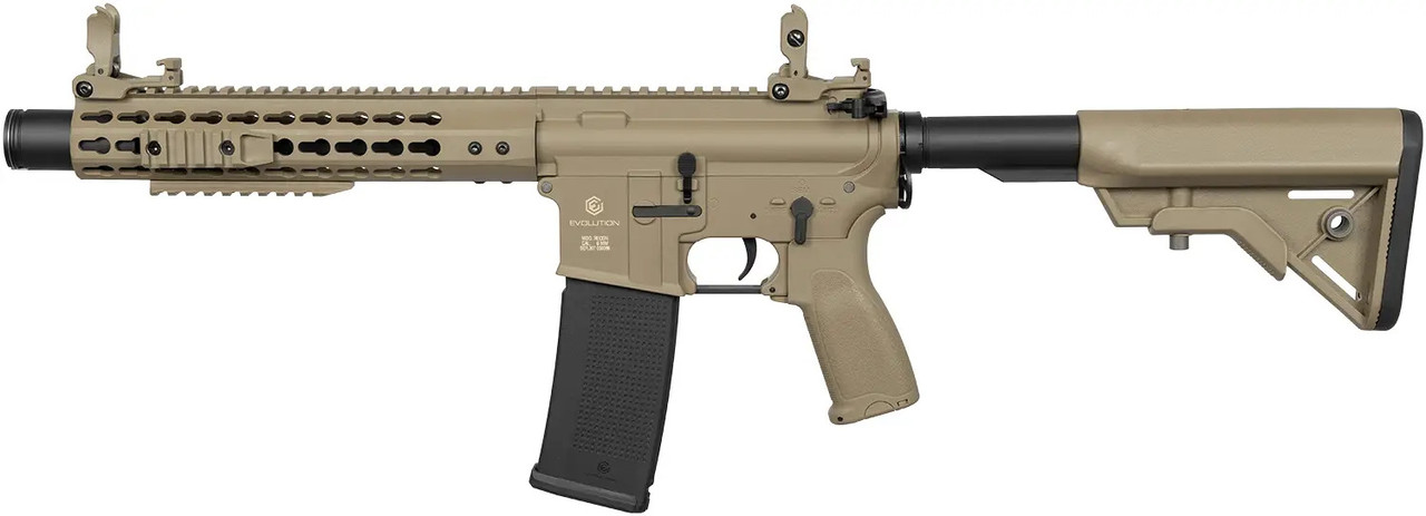 Страйкбольна гвинтівка Evolution Recon 10" Amplified Carbontech AEG 6 мм tan (SL-1006T), фото 1