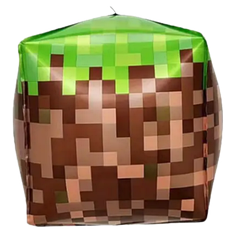 Фігура КИТАЙ-КТ469 Куб Майнкрафт - блок землі (УП)