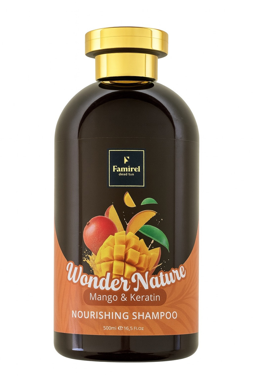 Живильний шампунь Famirel Wonder Nature Манго та Кератин 500мл, фото 1