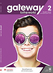 Gateway to the World for Ukraine 2 (A2) Student's Book + digital WB and SB + Students App (підручник + коди)