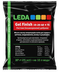 Добриво Leda Gel Finish 10-20-40+TE 37г (25мл)