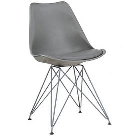 Стілець пластиковий Тауер-С сірий