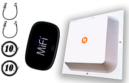 Повний комплект 4G/LTE/3G WiFi Роутер Novatel Verizon MiFi 8000 LTE Cat 18 до 1.2 Гб/с + MiMo антеною 2×17dbi