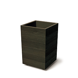 Горщик для квітів пластиковий Prosperplast Мадейра на колесах висока ECO 40*65см кава DMAH400W-4625W