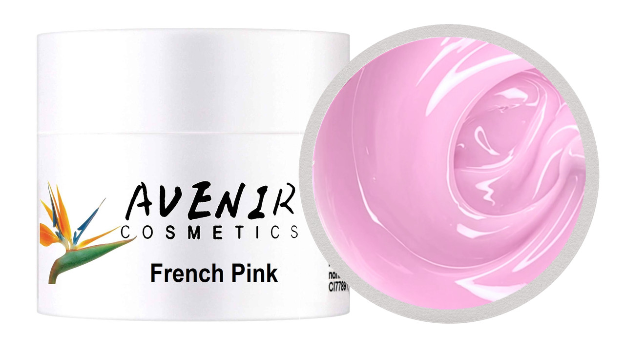 Гель для нарощування French Pink Рожевий френч Avenir 50 мл, фото 1