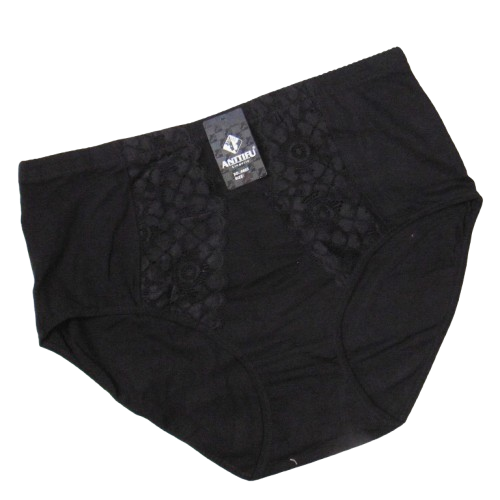 Труси жіночі великі 5XL чорні Anttifu 8803, фото 1
