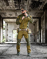 Армійська форма літня з капюшоном олива | Військовий костюм Горка куртка+штани хакі літо