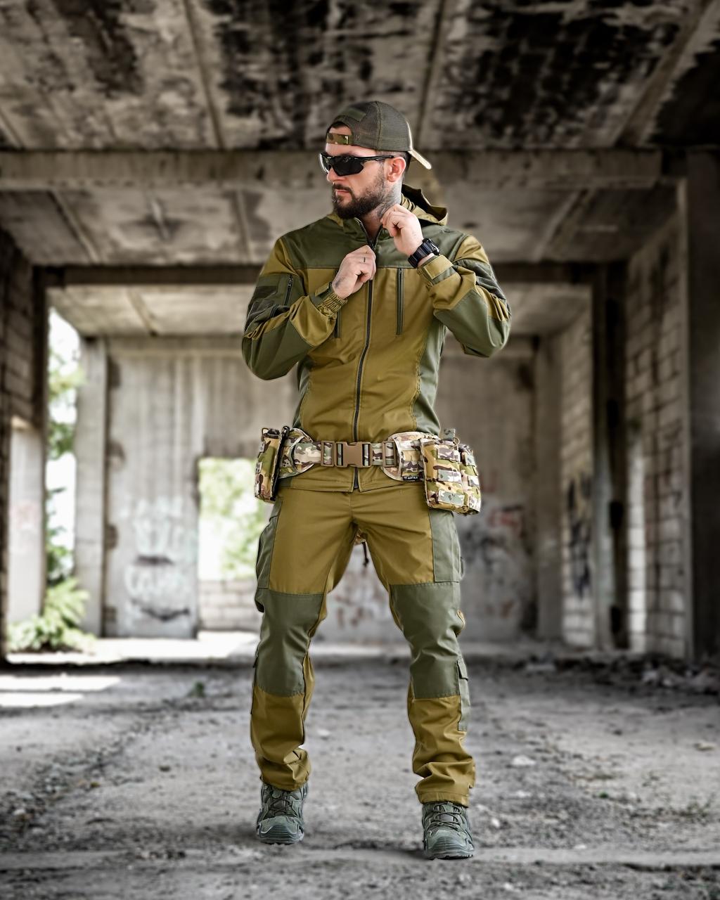 Армійська форма літня з капюшоном олива | Військовий костюм Горка куртка+штани хакі літо - фото 1 - id-p2727801848