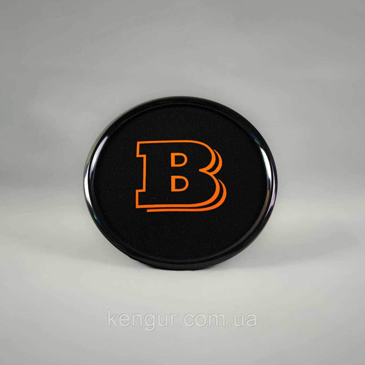 Помаранчева емблема на решітку з логотипом Brabus для Mercedes-Benz W465 2025+, фото 1