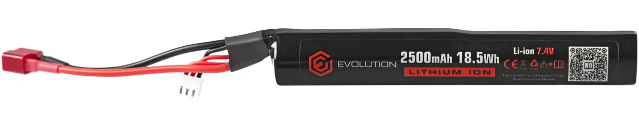 Акумулятор Evolution Li-ion 7.4V 2500mAh 18.5Wh with T-Plug (mm 130x20) (EA0451B)