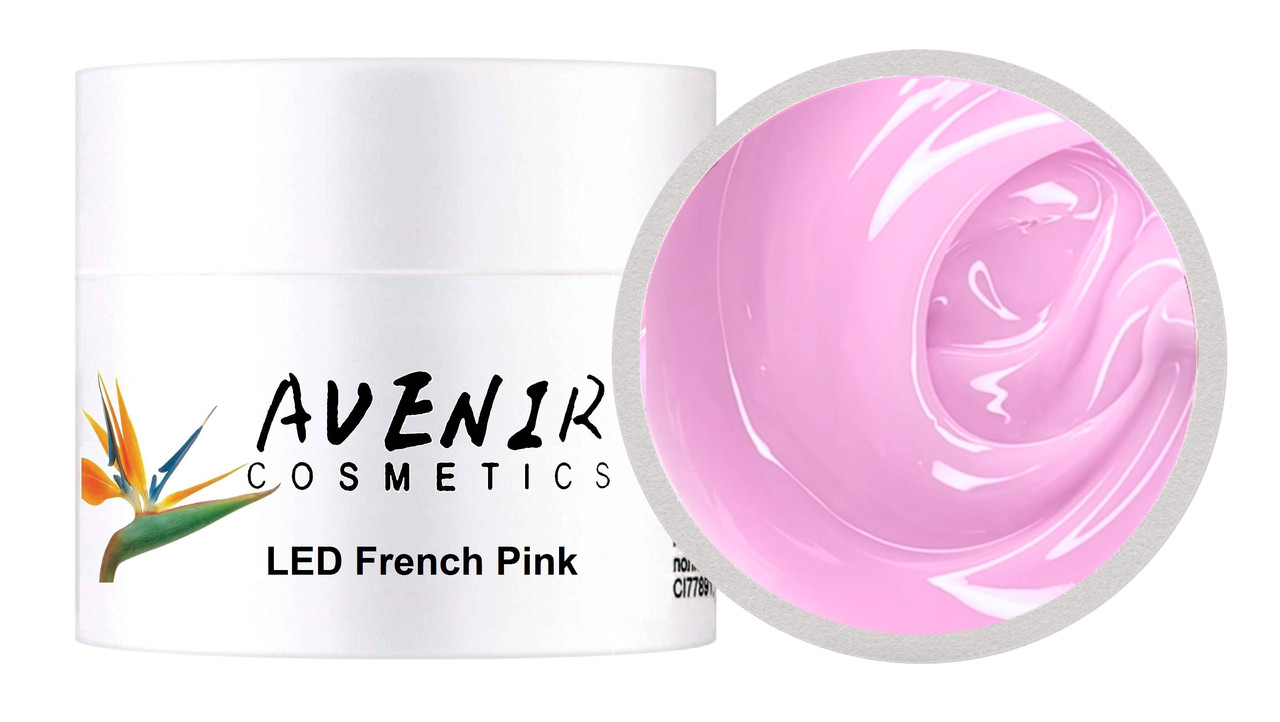 Гель для нарощування LED French pink Рожевий френч 30 мл, фото 1