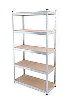 Стелаж металевий 1800х810х410 5 МДФ 5мм