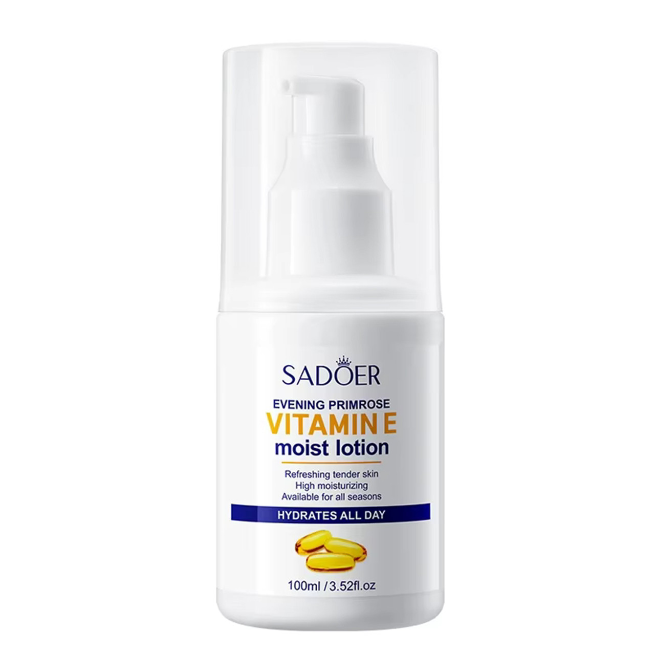 Лосьйон для обличчя SADOER Vitamin E + Evening Primrose інтенсивне зволоження 100 мл