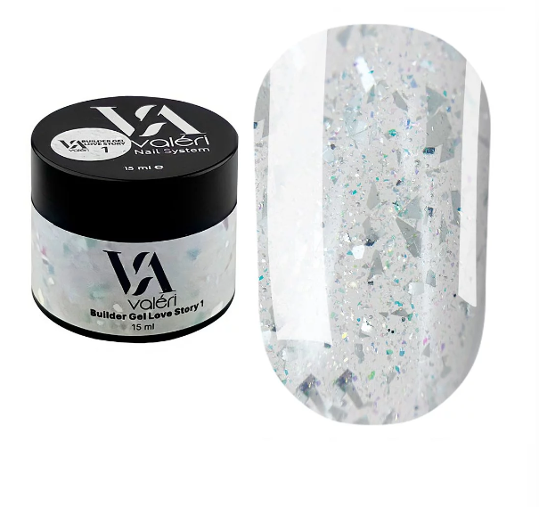 Valeri Builder Gel Love Story. №01 15ml, фото 1
