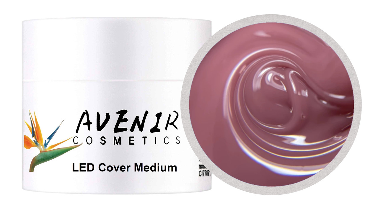 Гель для нарощування Cover Medium Натуральний з рожевим відтінком 30 мл