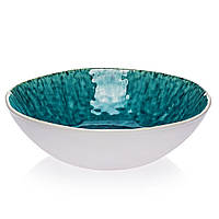 Салатник 17,5 см бірюзовий Totem кольори блакитного моря